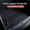 Auto-Kofferraumnetz für Tesla Model X Model Y Juniper Aufbewahrungs-Organizer Hinteres Netz Gepäck Ladefläche Elastische Tasche Hakennetz Zubehör