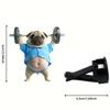 Acrylic Car Air Vent Diffuser Clip Weightlifting Auto Aromatherapy Outlet Vent Perfume Vent Clips Air Freshene Dog Shape