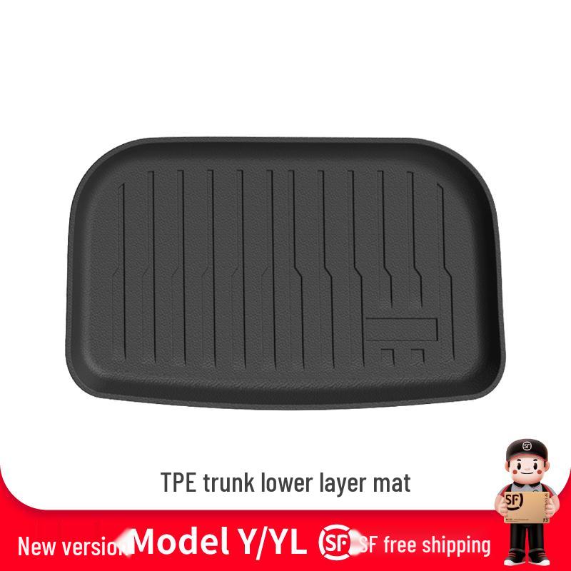 Qixian Trunk Mat Set for Tesla Model Y (Refreshed Version) - TPE Front & Rear Mats