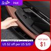 2025 Hot Car Interior Door Handle Protect Cover ABS Inner Door Pull Trim Decora Stickers For BMW 5 Series G60 2024 Auto Styling