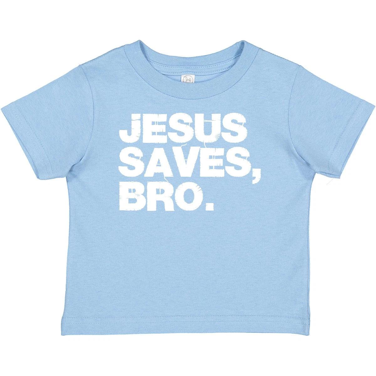 

Inktastic Jesus Saves, Bro. Baby T-Shirt Christian Love Teen Infant Tees Shower 150