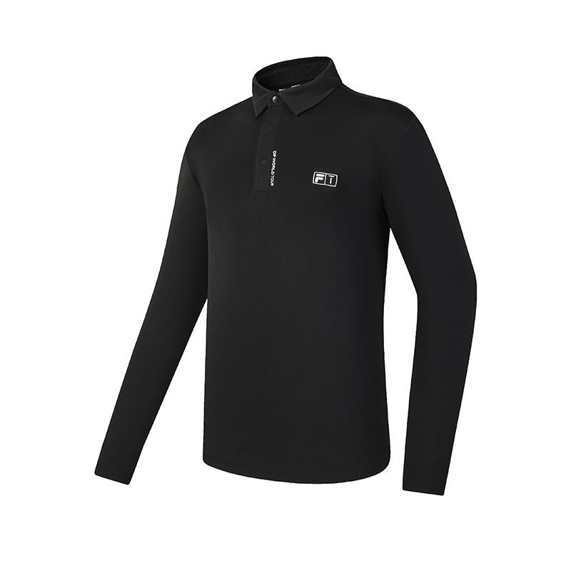 FILA Golf Polo Shirt Men s Pitch Black A11M615206FBK 2XL