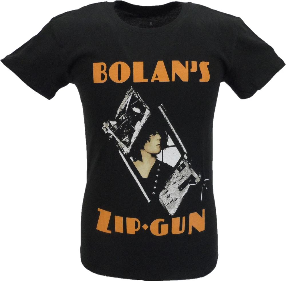 Unisexs Black Official T Rex Bolans Zip Gun T Shirt S