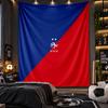 Wall Hanging Tapestry France Football Print Cloth for Living Room Bedroom Home Decor
