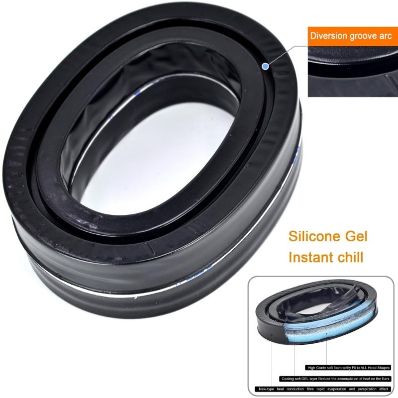 Soft Silicone Gel Earpads for 3 for M Earphone Memory Foam Earcups Easily Replaced Ear Cushions Earpads