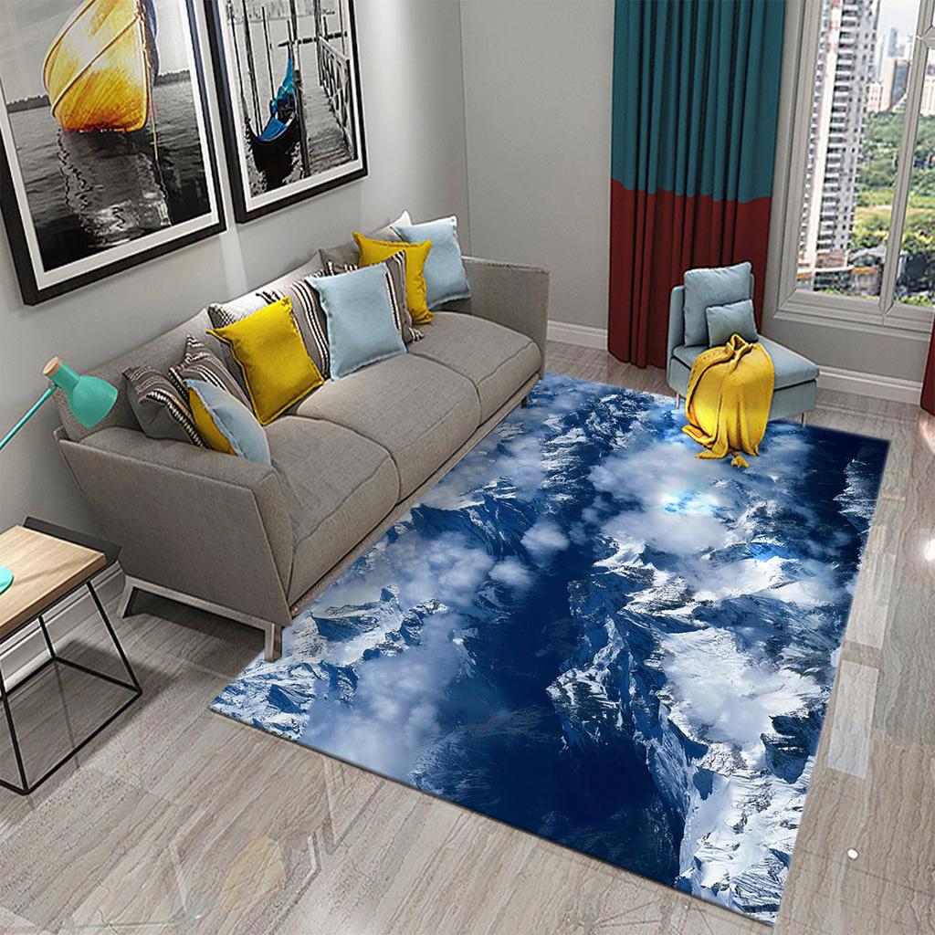 Rutschfester Flur, Schlafzimmer, Badezimmer, Küche, Bodenmatte, Veranda, Fußmatte, Schneeberglandschaft, Teppich