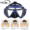 Maschera da Immersione in Silicone per Bambini e Adulti con Snorkel - Lente in Vetro Temperato HD, Montatura Grande