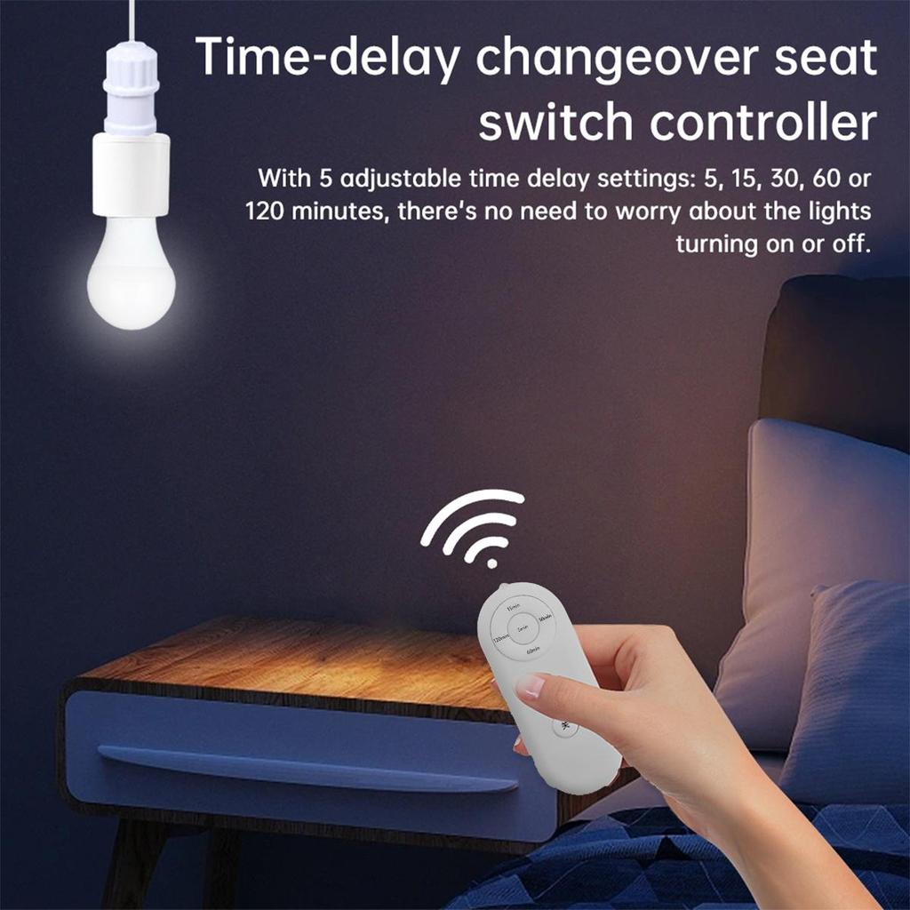 E27 Lamp Holder 85-265v Living Room Light Wireless Bulb Socket Sound Voice Control Remote Multi Timer Smart Radar Sensor Switch