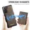 For Samsung Galaxy S21 5G/Galaxy S21 4G Magnetic Case CASEME ME80 Series Leather PC TPU Phone Cover with Detachable Wallet