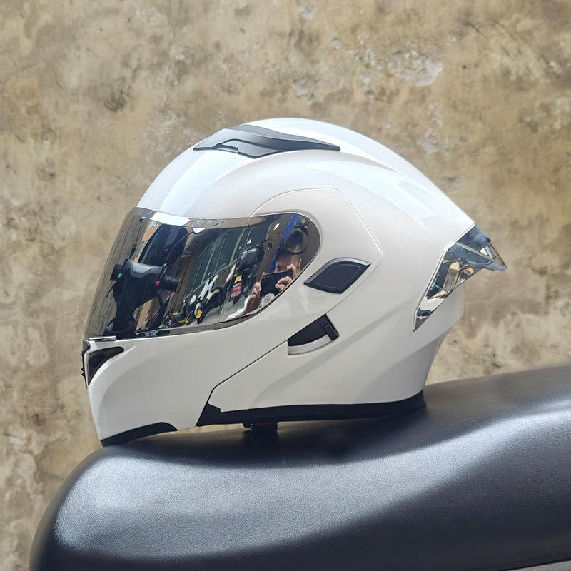ORZ-Premium ABS Modular Motorcycle Helmet, Dual Internal & External Visor, Breathable Anti Impact Protective Gear for Riders