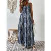 Spring and Summer European and American Women's Women's Printed Sling Dress Women