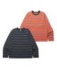 DISCUS ATHLETIC [2Colors] Striped Long Sleeve T-Shirt