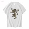 House Lannister T Shirt Thrones Dragon Symbol Distressed 3213 vintage Washed Slightly Top For Everyday Wear Breathable Unisex