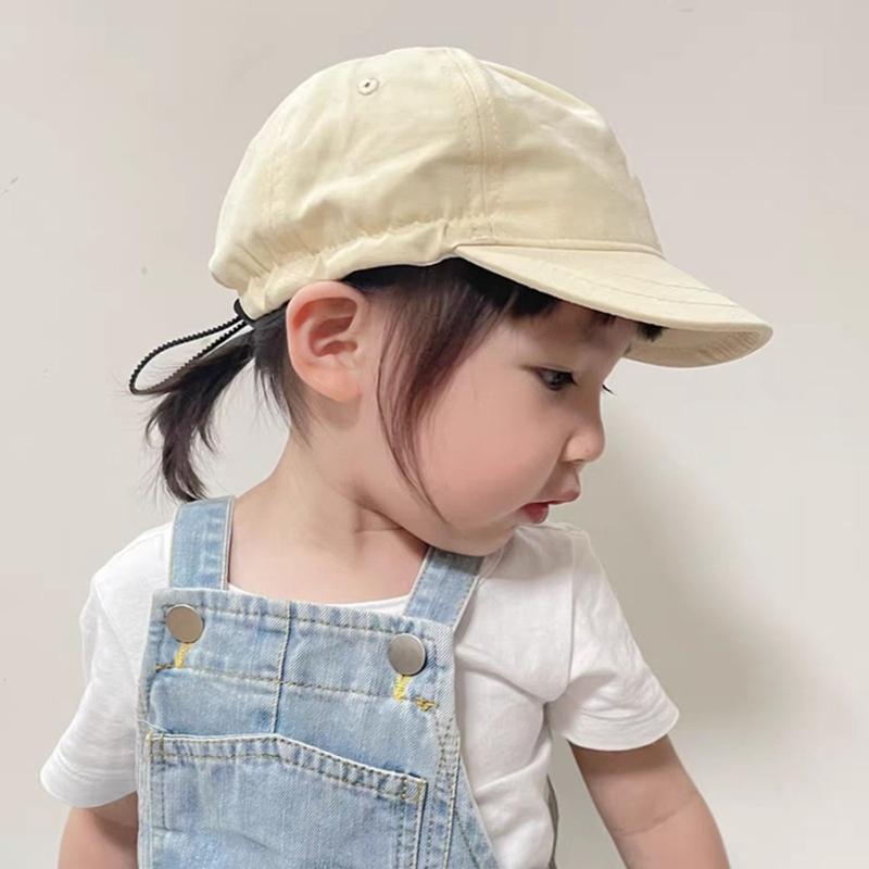 Adjustable Cotton Baseball Hat Breathable Design For Children Kids Outdoor Hiking Casual Wear