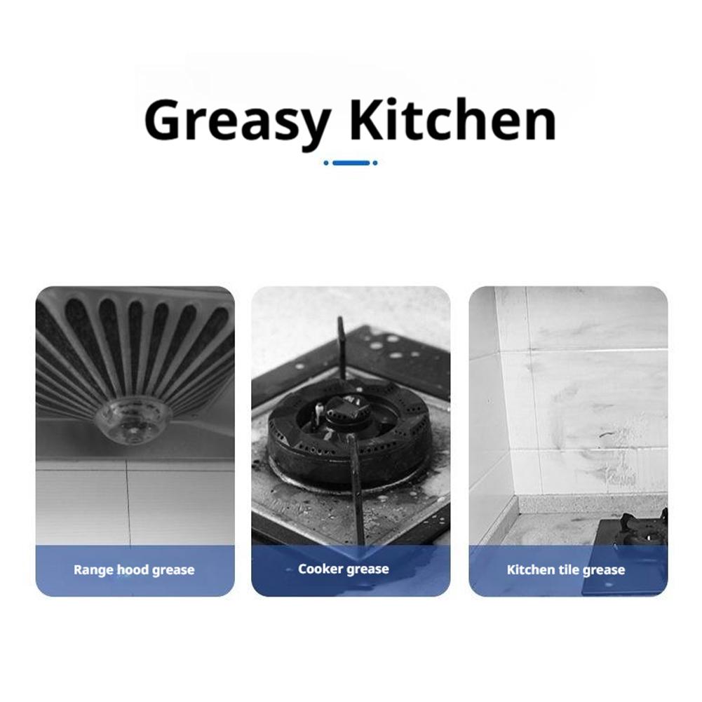 Limpiador Desengrasante Removedor de Grasa de Cocina Para Estufa Campana Extractora Azulejos Eliminación Efectiva de Manchas Sin Olor Suministros de Limpieza para el Hogar