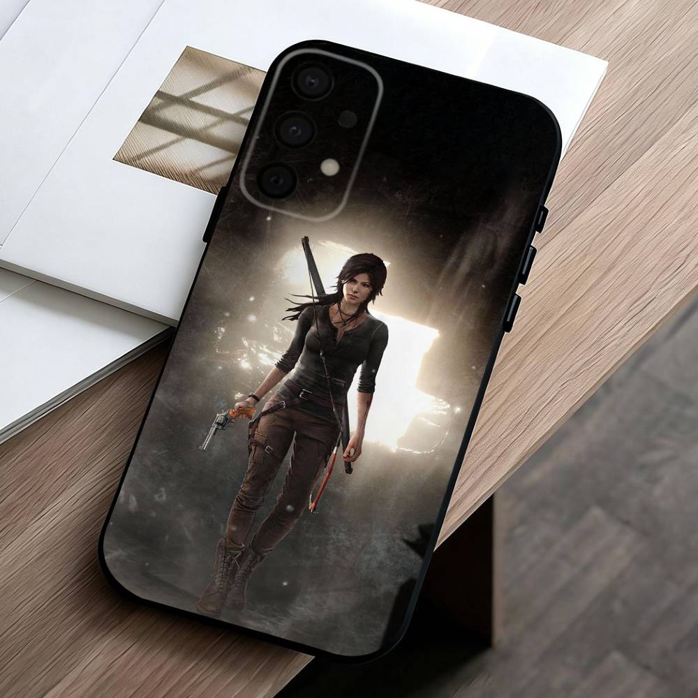 HOT T-Tomb Raider L-Lara Croft  Phone Case For Samsung Galaxy A73,A72,A71,A70,A53,A52,A51,Others Soft Black Cover