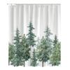 Forest Shower Curtain Trees Shower Curtains Plant Shower Curtain Nature Woodland Shower Curtain Bathroom Curtain Decor
