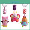 Adorable Animal Handbells Musical Developmental Toy For Kids Soft Plush Rattle