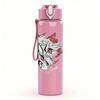 1PC Red Dragon Fantasy Retro Grunge Print 750ml Portable Sports Water Bottle Leakproof Gym Outdoor Travel Drink Cup