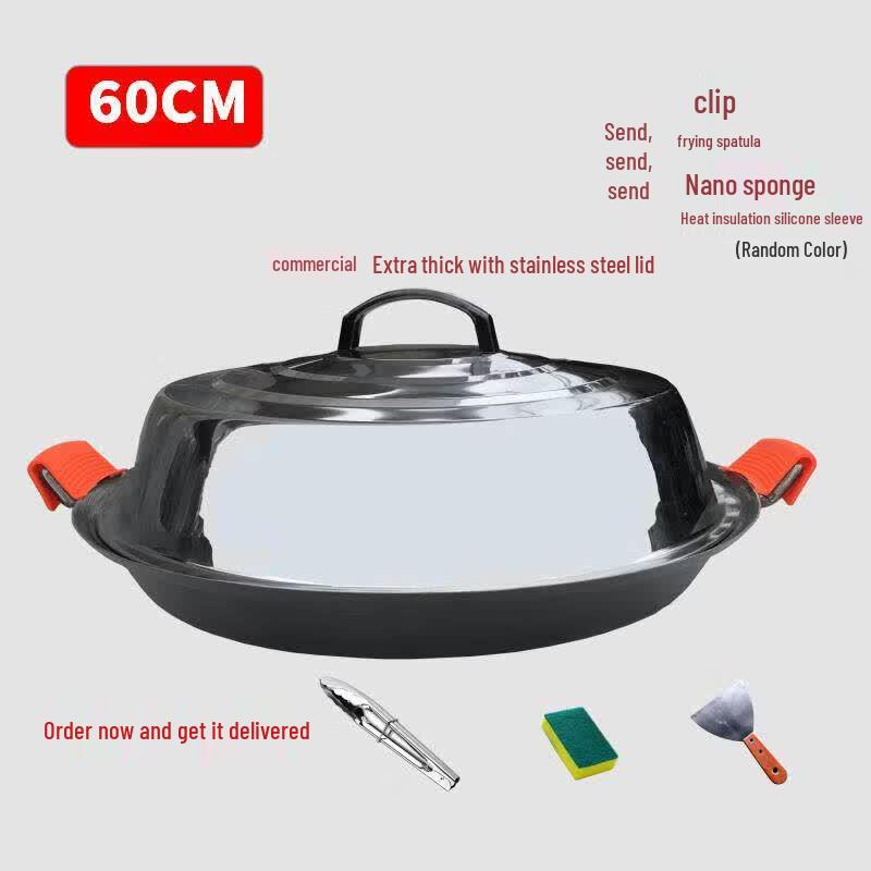 

Extra-Thick Cast Iron Flat Griddle Pan