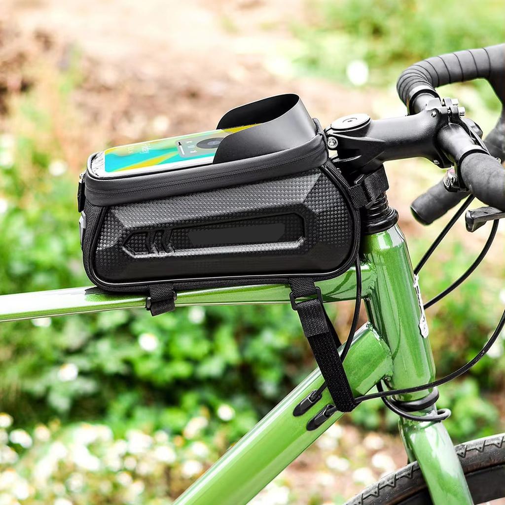 Fahrrad Rahmentasche Harte Handytasche Oberrohrtasche für Mountain Road Bike