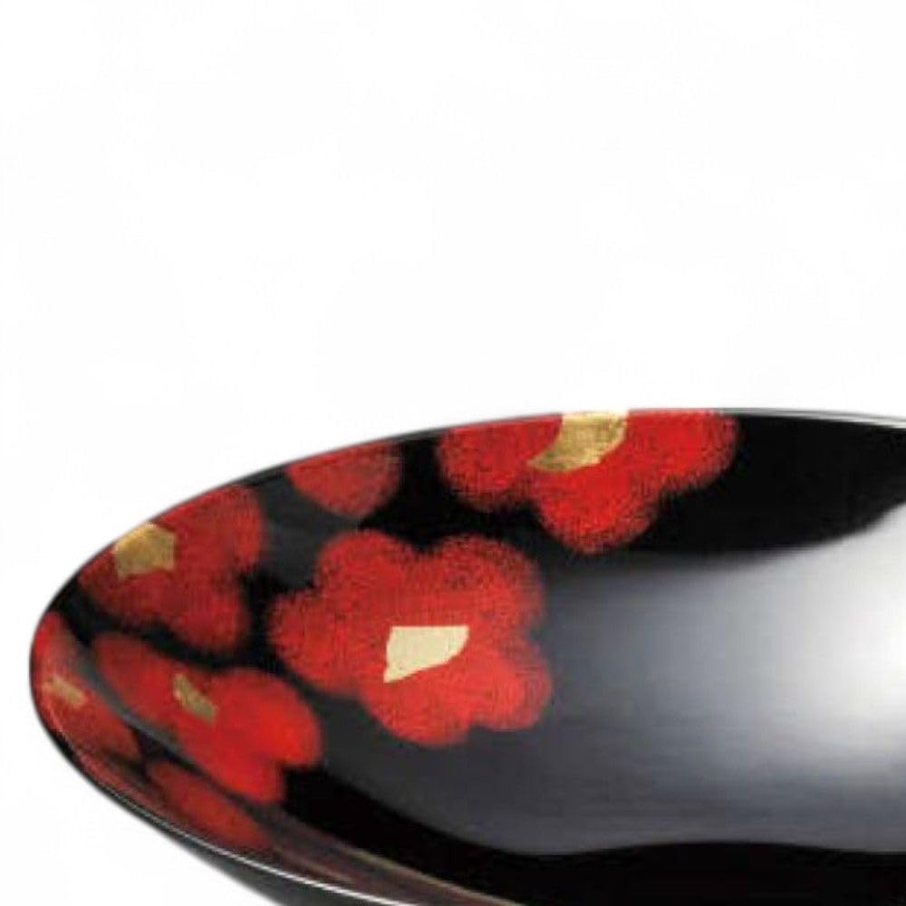 J-kitchens Lacquerware Plate, Hand-painted, PID-530759, Made In Japan