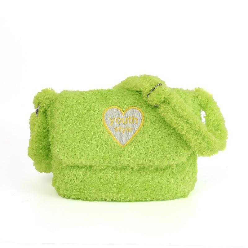 Nischen-Design Plüschtasche Damen Niedliche Mode Handtasche Lammfell Umhängetasche