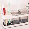 2-in-1 Toothpaste Rack Stand Multifunctional Mouthwash Cup Set Toothbrush Holder  for Men and Women