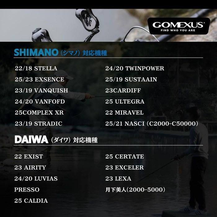 Gomexus CY98 Reel Handle – Shimano Spinning Reel – 98mm – Titanium Knob – Black