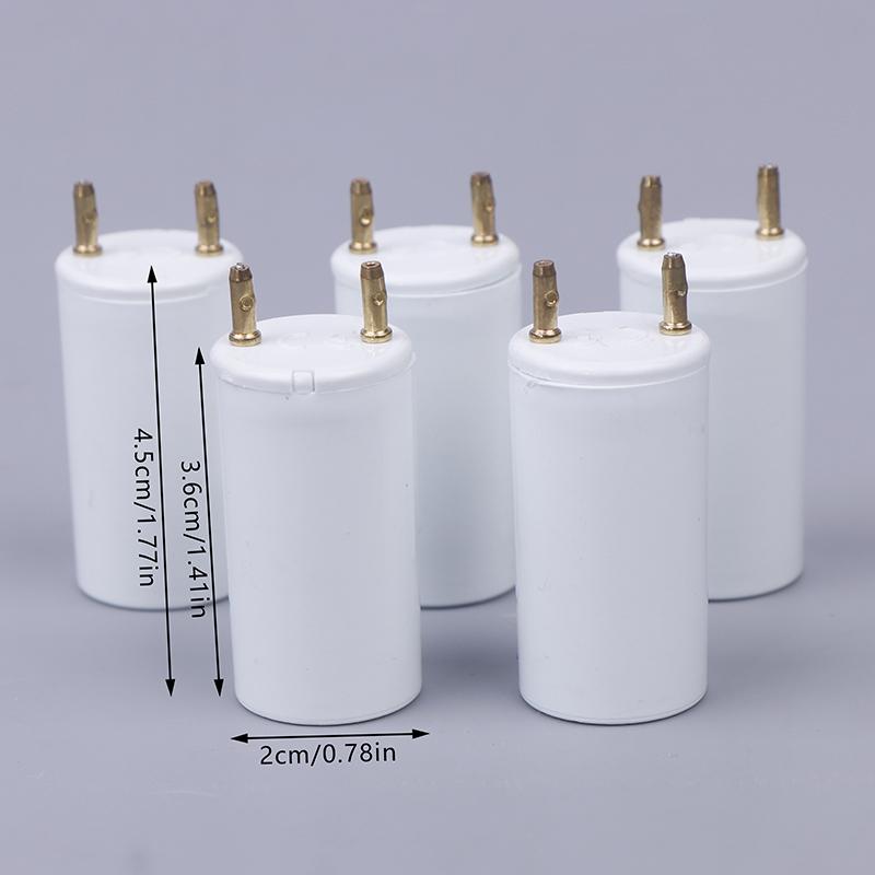 5 Stück T5 auf T8/ T8 auf T5 Fluoreszenzlampenadapter T8-T5 Röhrensockeladapter G13 auf G5 Lampensockelhalter Konverter