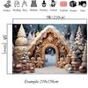 Mocsicka Christmas Photo Background Xmas Tree Snow Decors Family Holiday Party Baby Shower Boy Girl Photography Backdrops Banner142