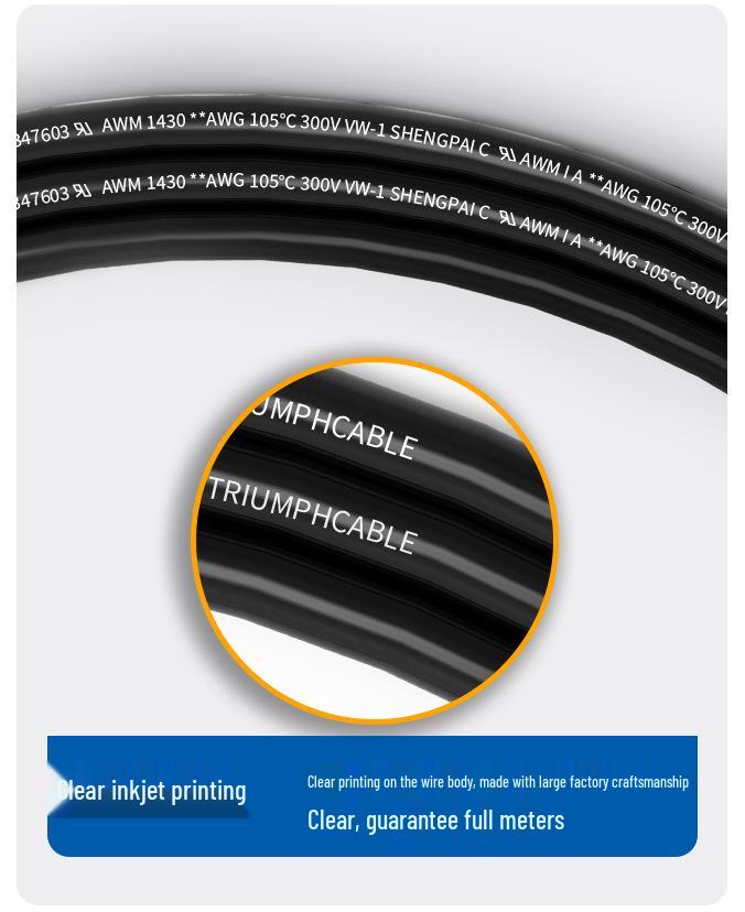 UL Certified 1430-30 Gauge Irradiated Electronic Wire for Switch Connections