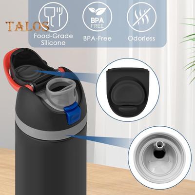 3 Pezzi Tappo di Ricambio per Borraccia in Silicone Owala FreeSip Guarnizioni Coperchio Ricambio per Bottiglie da 19/24/32/40oz Senza BPA Sigillo Antigoccia