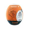 Masturbator - Satisfyer - Egg Crunchy - Hydro-active TPE - 6 Different Sensations - Orange