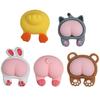 5ks Resin Charm Cartoon Big Diy Flat Bear Back Prase Roztomilá kočka Funny Butt Pryskyřice Dekor