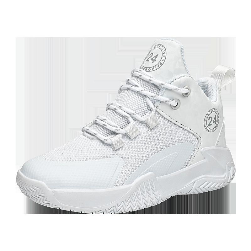 High-Top Men's Basketball Sneakers 2025: New Youth Style, Thick-Soled, Non-Slip, Shock-Absorbing.