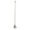 Bar Spoon Stainless Steel Cocktail Stirrer Mixing Spoon Comfortable Grip Cocktail Shaker Spoon for Party Home Gold