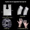 4-In-1 Hair Dye Tool 25Pcs Disposable Hair Dyeing Kit 4-Piece Set Cape Overcoat Earmuffs Shower Cap Gloves And Protective Gear