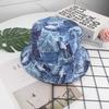 Nuovi Cappelli a Secchiello alla Moda con Graffiti Protezione Solare Stampa Lettere Moda Cappello da Pescatore Primavera/Estate Unisex Ombreggiatura Esterna Cappello da Pesca