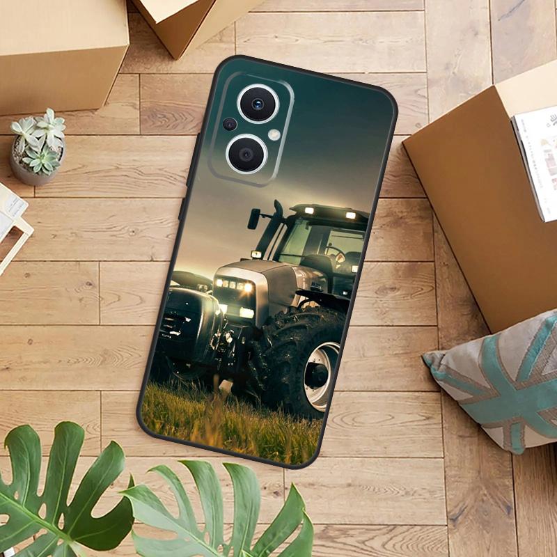 Farm Vehicle Tractor Case For OPPO Reno 13F 14F 12F 10 11 12 13 14 Pro 7 8 Lite OPPO Find X6 X5 X8 X9 Pro Cover