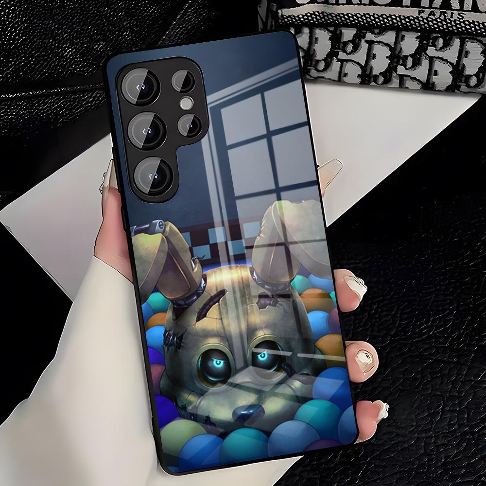 Fnaf Five-nights-At-Freddy Mobilskal För Samsung A25 A13 A33 5G A54 A36 A35 A56 A52 A14 Stötsäkert Glasfodral