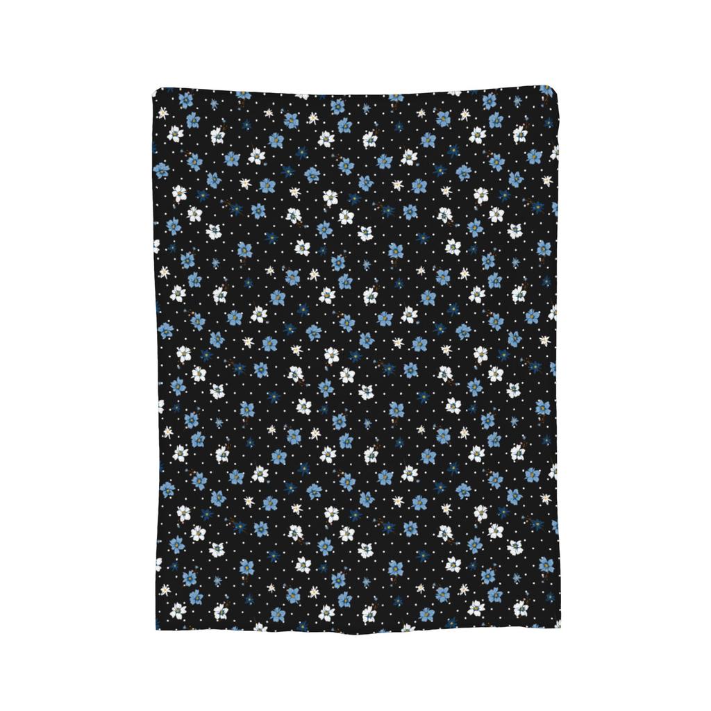 Flower Blankets Velvet Summer Portable Super Soft Throw Blankets for Bed Couch Rug Piece