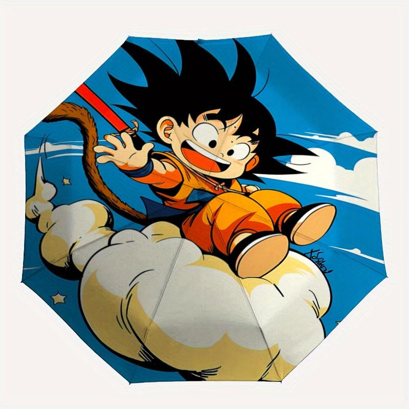 

1pc Dragon Ball Goku Cloud Self-Folding Umbrella, 8-Bone Compact Travel Umbrella, Durable Plastic And Iron Frame137