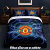 Designové povlečení Manchester United 1 povlak na peřinu + 2 povlaky na polštář Měkké prodyšné domácí povlečení