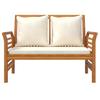 5 Piece Garden Lounge Set with Cushions Solid Acacia Wood