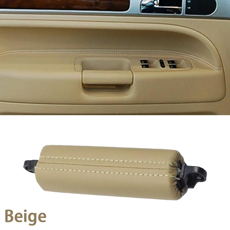 

K-Car Interior Door Left Hand Main Driver Leather Pull Handle For Volkswagen Touareg 2003 2004 2005 2006 2007 2008 2009 2010 бежевый