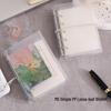 Transparent M5 Loose-Leaf Planner: Student Notebook & Storage Bag/Card Holder