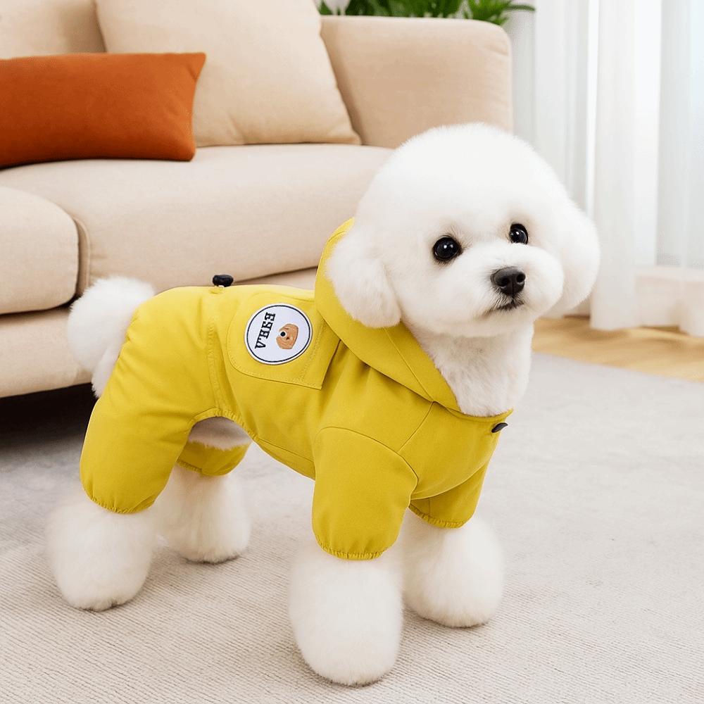 Waterproof Winter Dog Jumpsuit Warm Dog Four Legged Clothing Dog Cotton Jacket  Autumn Winter
