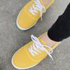 Fashion Couple Canvas Shoes Simple Style Sneaker Outdoor Light Walking Shoes Lace-Up Flats Adolescents Student Casual Canvas Shoes Tenis