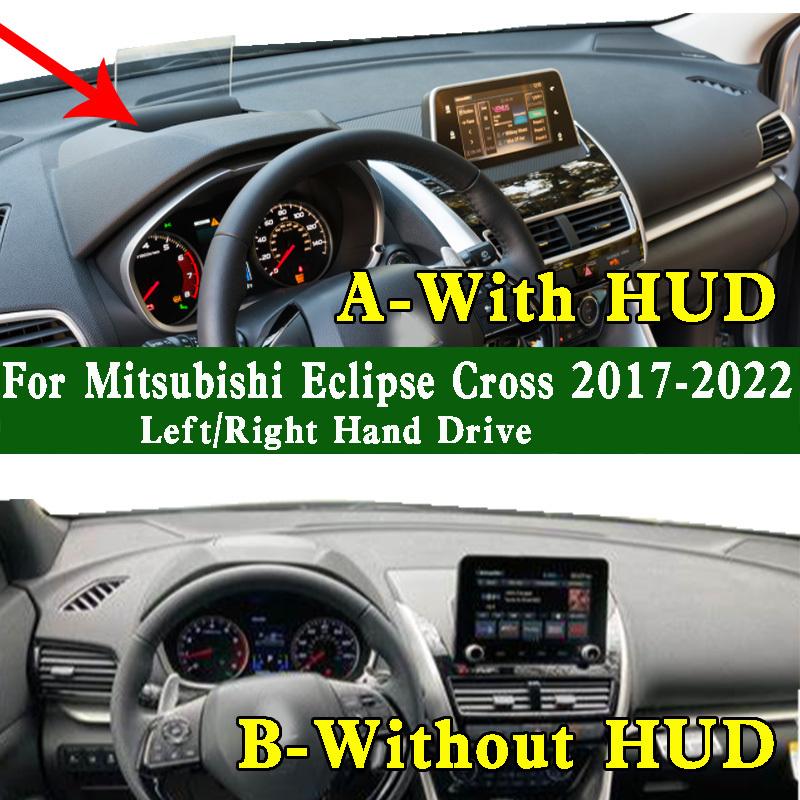 For Mitsubishi Eclipse Cross 2017- Dashmat Dashboard Cover Trument Panel Sunscreen Ulation Pad Anti-Dirt Dash Mat